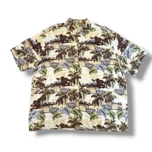 Natural Issue Silky Touch Men’s Large Hawaiian Button Up‎ Shirt